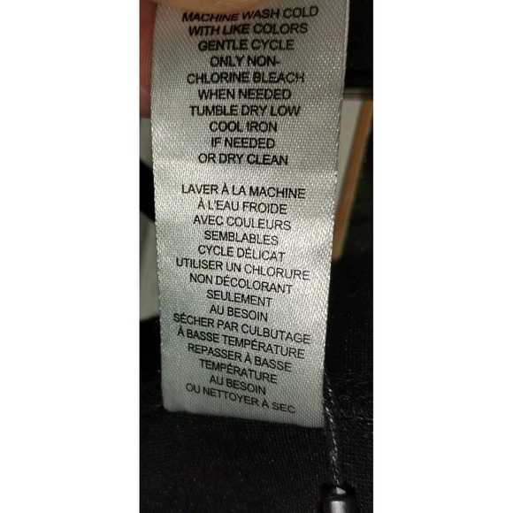 T TAHARI Women's 3X Ponte Skirt Black Modal Chic Slit Knee-Length Plus Sz Comfy - Picture 7 of 9